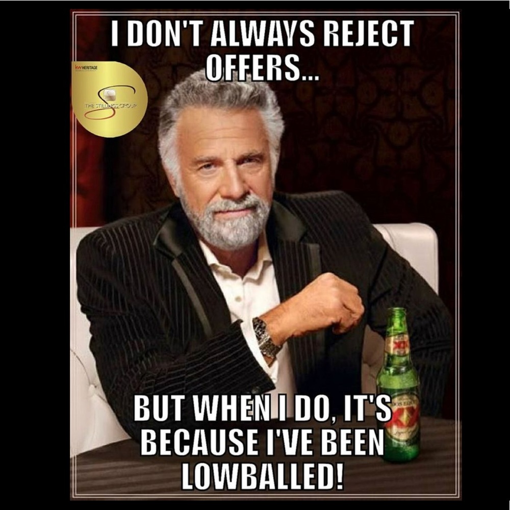 Don’t lowball me..